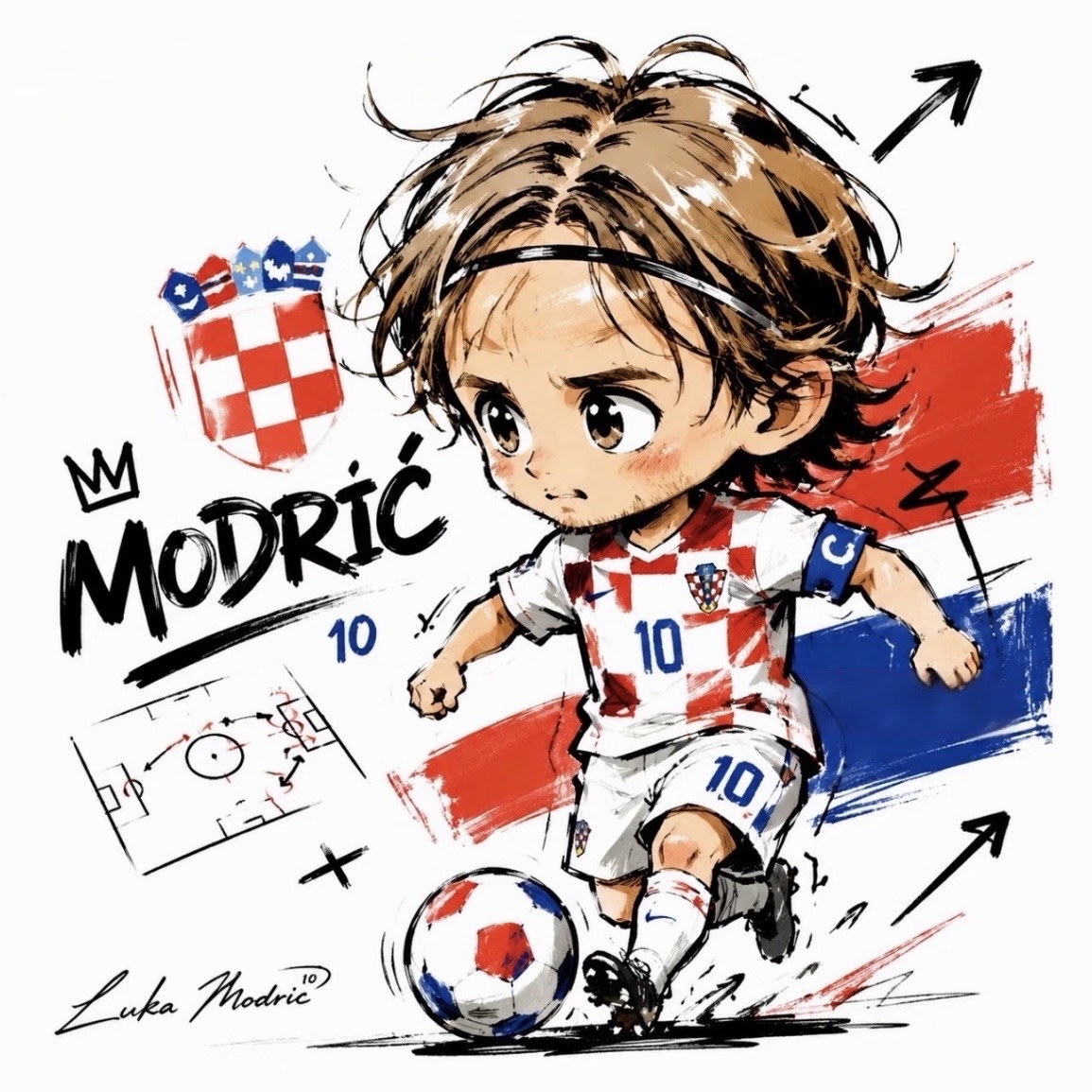 Cute Style Football Star Collection
