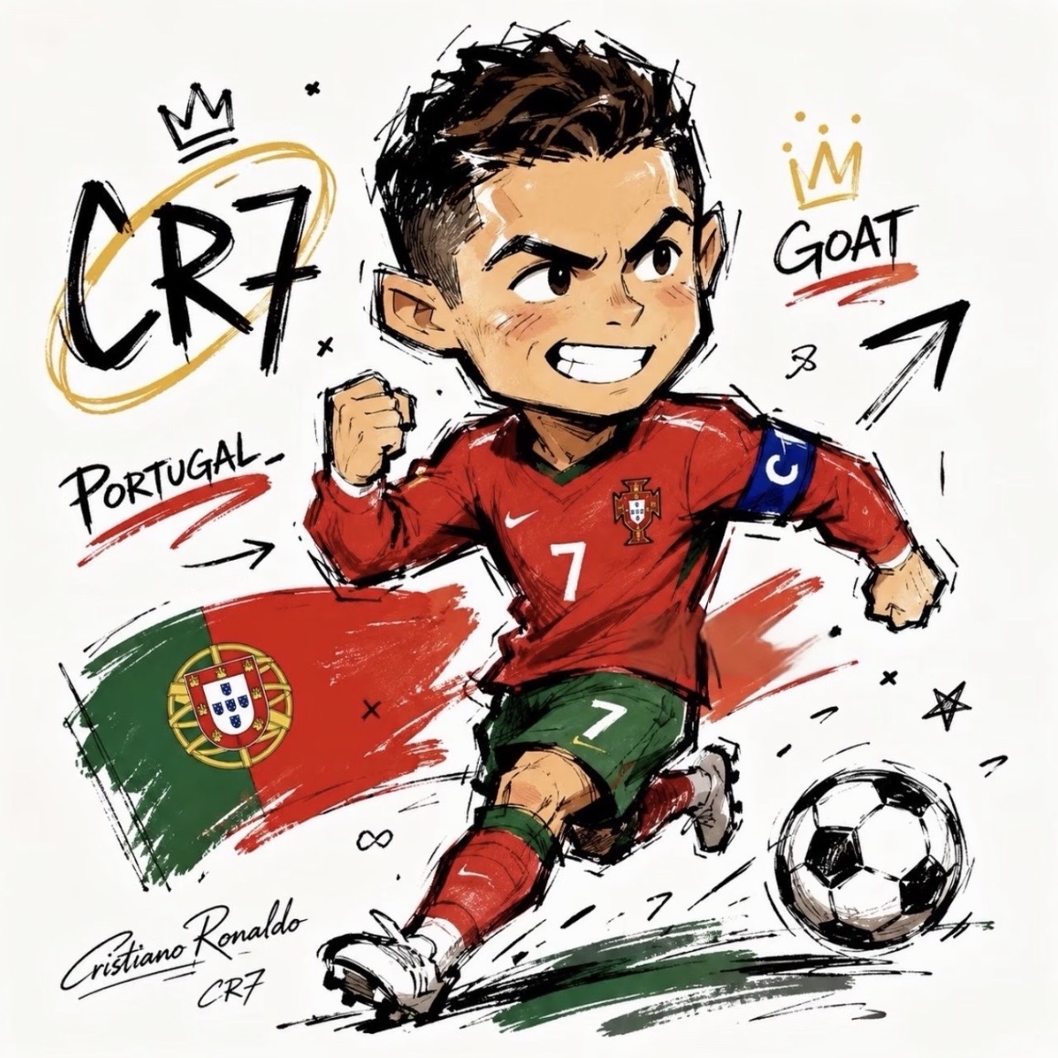 Cute Style Football Star Collection